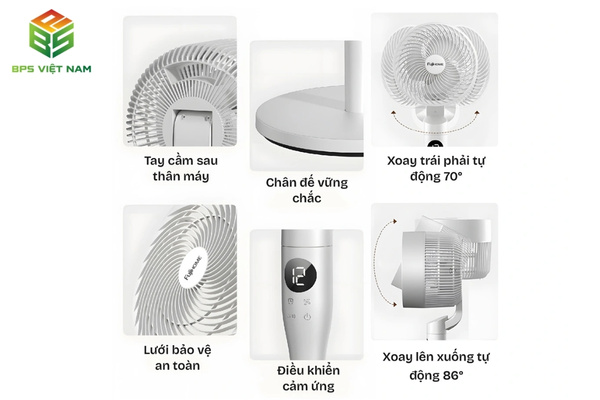 Các tiêu chí lựa chọn quạt cây phù hợp - tính năng