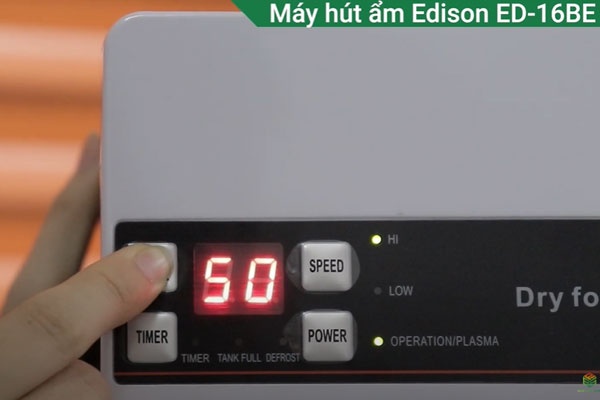 hướng dẫn sử dụng máy hút ẩm Edison ED-16BE