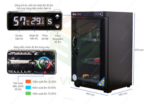 Cấu tạo tủ chống ẩm