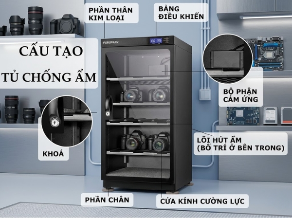 Cấu tạo tủ chống ẩm