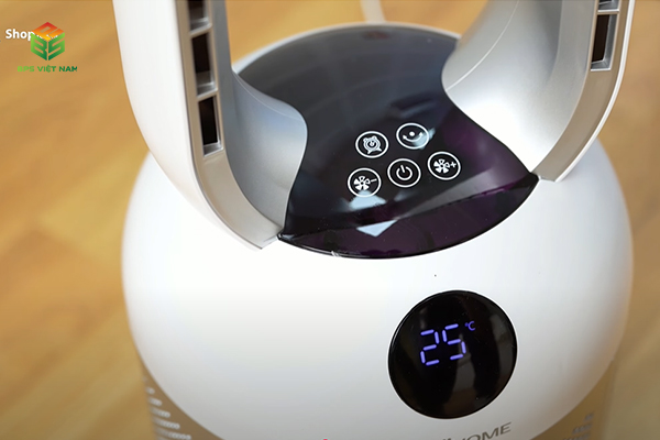 bảng điều khiển Quạt không cánh tích hợp lọc không khí Fujihome BF307DC