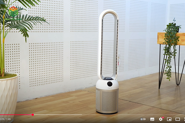 Quạt không cánh tích hợp lọc không khí Fujihome BF307DC