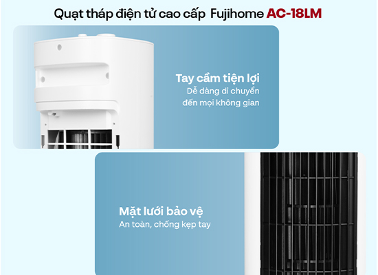 cấu tạo Quạt tháp hơi nước Fujihome AC-18LM