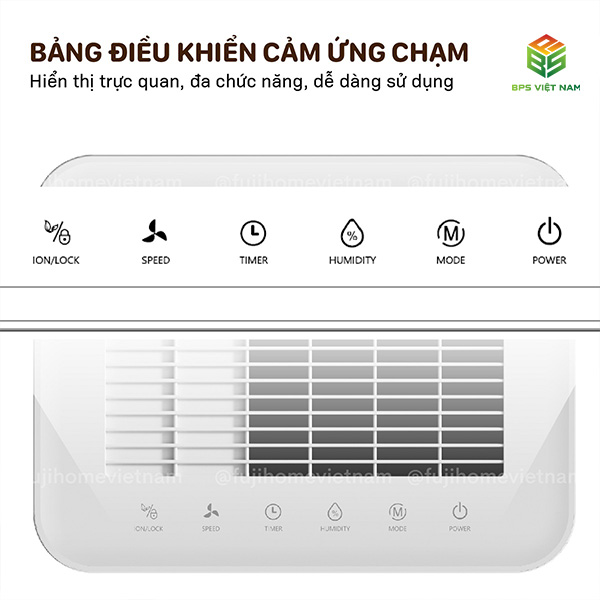 Bảng điều khiển Máy hút ẩm FujiHome DH16NW