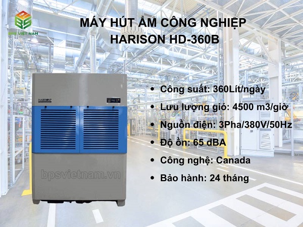 máy hút ẩm Harison HD-360B