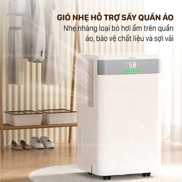 chế độ sấy khô trên Máy hút ẩm FujiHome DH12NW (12 Lít/24h)