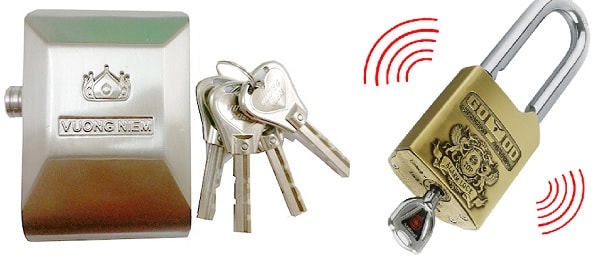 Phân loại các loại khóa chống trộm theo tính năng đặc biệt