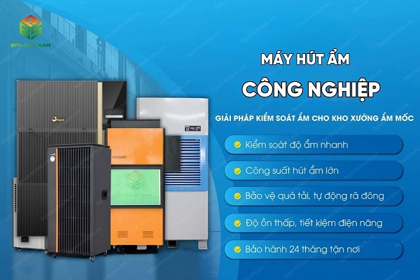 Máy hút ẩm kiểm soát độ ẩm nhà thuốc