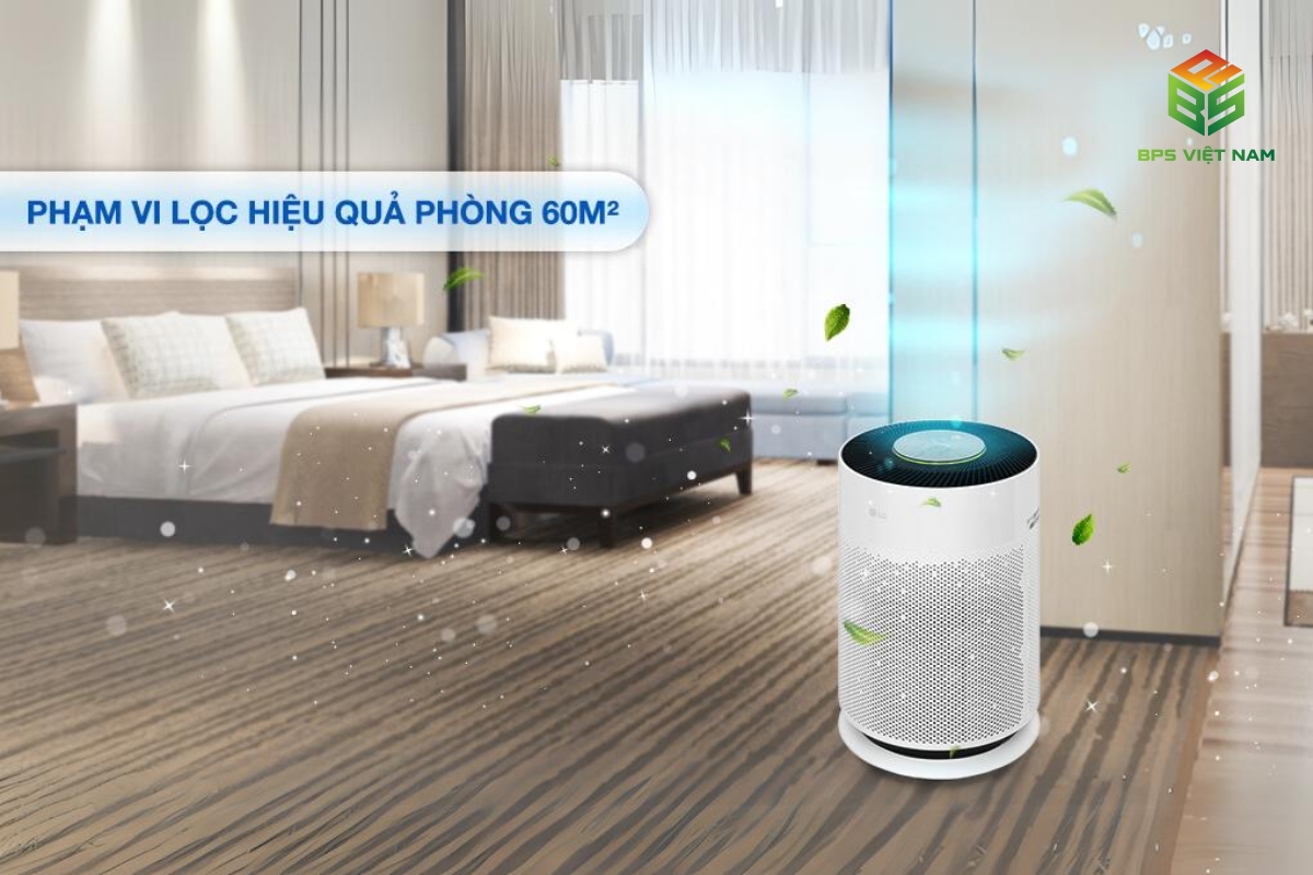 Máy lọc không khí LG Puricare 360 hit AS60GHWG0 khử mùi hiệu quả 