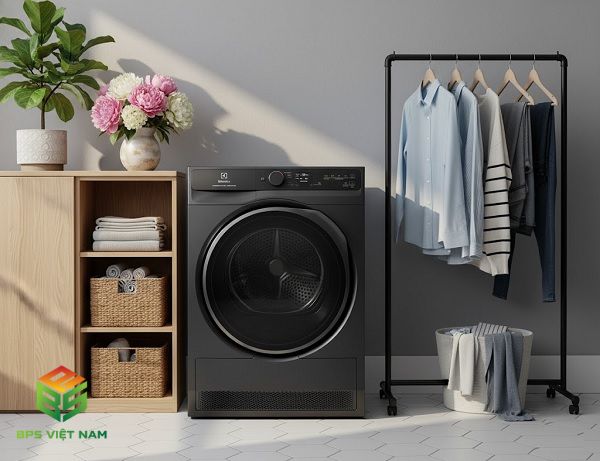 Thiết kế của máy sấy bơm nhiệt Electrolux EDH902R9SC 9kg