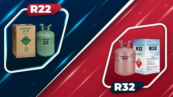 Sự giống nhau và khác nhau của R22 và R32