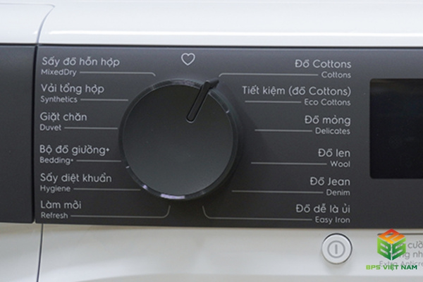 Cài đặt chương trình sấy cho Electrolux EDH803J5WC