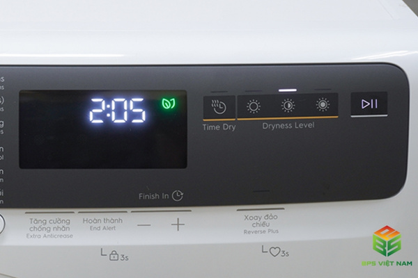 Cài đặt các tùy chọn khác trên máy sấy Electrolux EDH803J5WC