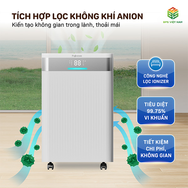 Máy hút ẩm FujiHome DH30NW (30 Lít/24h)