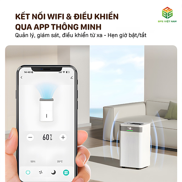 Máy hút ẩm FujiHome DH30NW (30 Lít/24h)