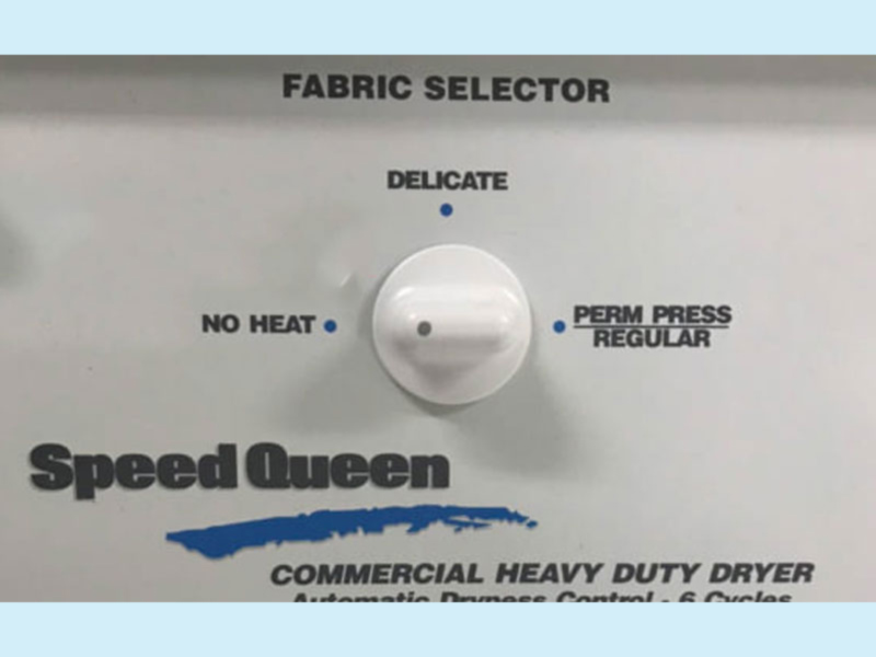 Núm xoay điều chỉnh nhiệt độ sấy của Máy sấy quần áo Speed Queen LES17AWF3022