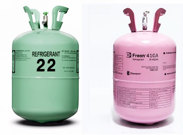 Điểm giống nhau gas R22 và R410