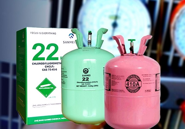 Nên dùng gas R22 hay R410?