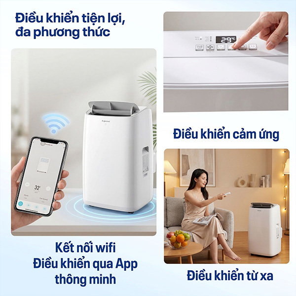 Máy điều hòa di động thông minh FujiHome PAC12N