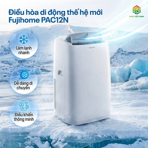 Máy điều hòa di động thông minh FujiHome PAC12N