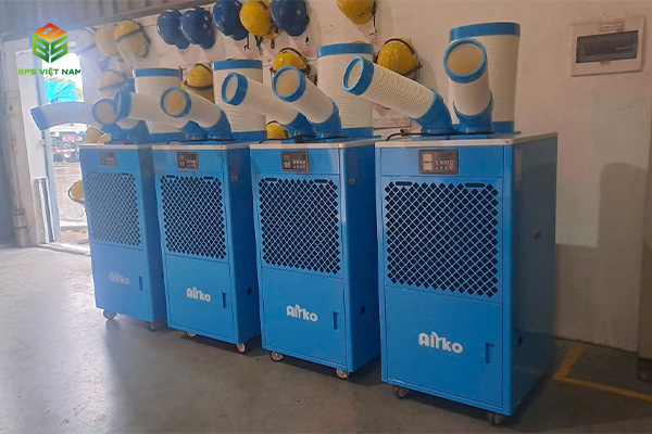 Dự Án Lắp Đặt 04 Máy Lạnh Di Động Airko Dakc-45 Cho Nhà Xưởng Tại Hải Phòng