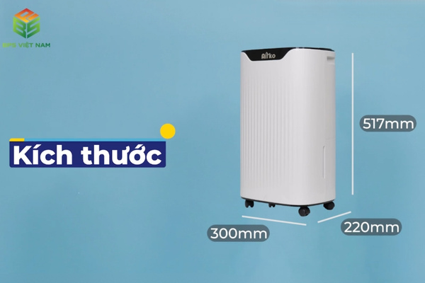Thiết kế của máy hút ẩm Airko ER-614