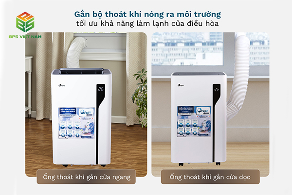 Máy điều hòa di động Fujie MPAC14 có cần lắp đặt không?