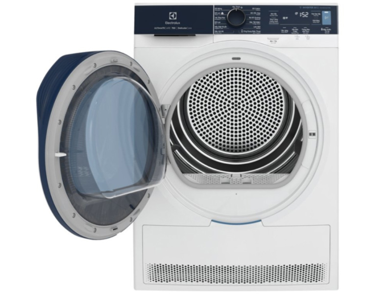 Máy sấy quần áo bơm nhiệt Electrolux EDH803Q7WB 8kg