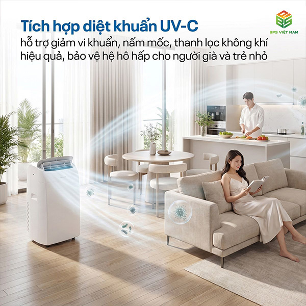 Máy điều hòa di động thông minh FujiHome PAC14N