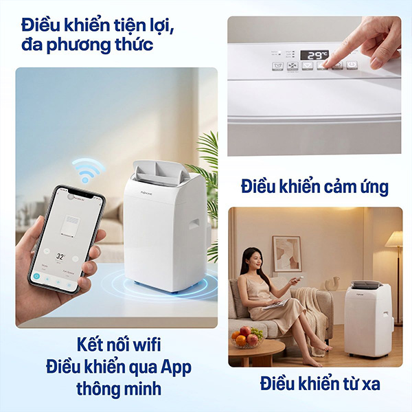 Máy điều hòa di động thông minh FujiHome PAC14N