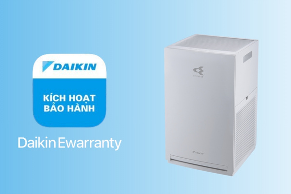 Kích hoạt bảo hành máy lọc không khí Daikin