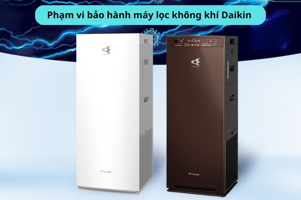 Phạm vi áp dụng bảo hành máy lọc không khí Daikin