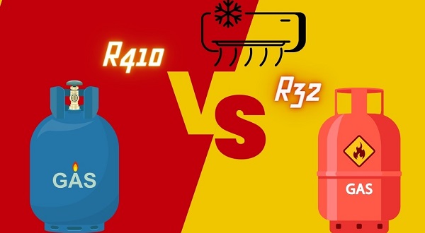 Thay gas R410A bằng gas R32 được hay không?