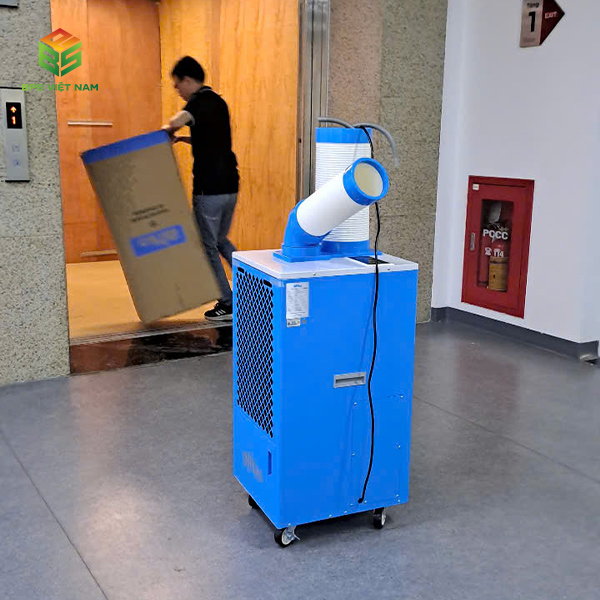 Lắp đặt điều hòa di động công nghiệp Airko DAKC-27B – Giải pháp làm mát linh hoạt, hiệu quả cho không gian sản xuất