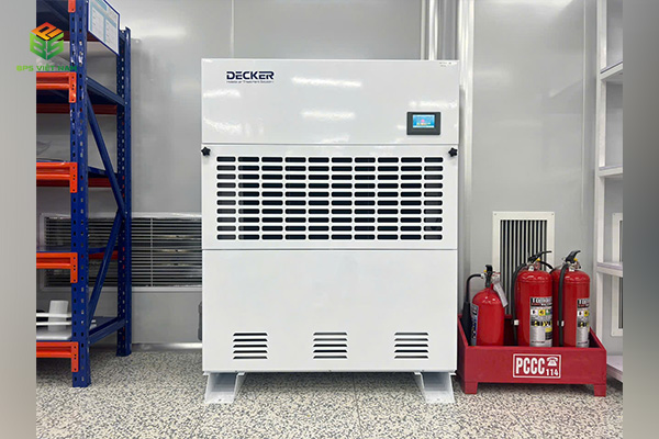 Lắp đặt máy hút ẩm công nghiệp Decker DID-300 trong bảo quản kho và sản xuất linh kiện điện tử