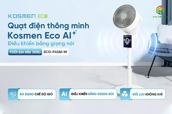 Quạt thông minh Kosmen ECO-F40AI-W