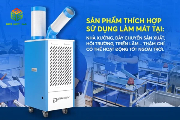 Đều hòa di động Dorosin Hiệu suất làm mát hiệu quả