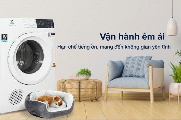 Máy sấy quần áo Electrolux được trang bị công nghệ Inverter,