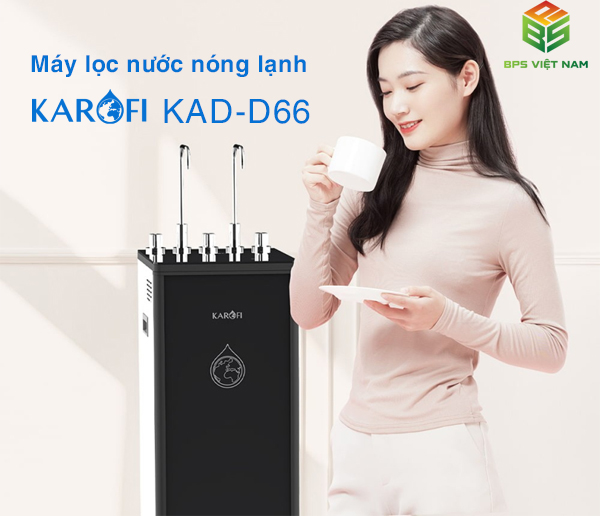 Máy lọc nước nóng lạnh Karofi KAD D66 chính hãng