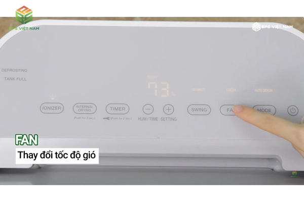 Hướng dẫn điều chỉnh tốc độ quạt gió (FAN)