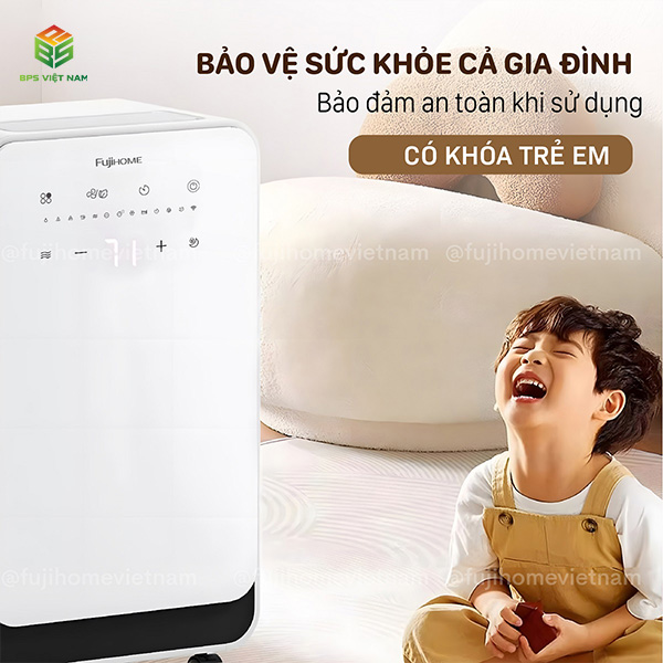 Máy hút ẩm FujiHome DH12NEW (12 Lít/24h)