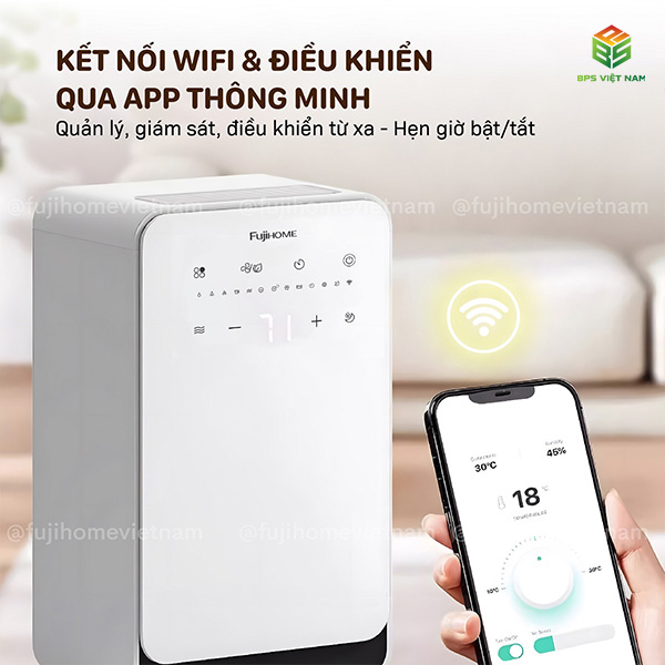 Máy hút ẩm FujiHome DH12NEW (12 Lít/24h)