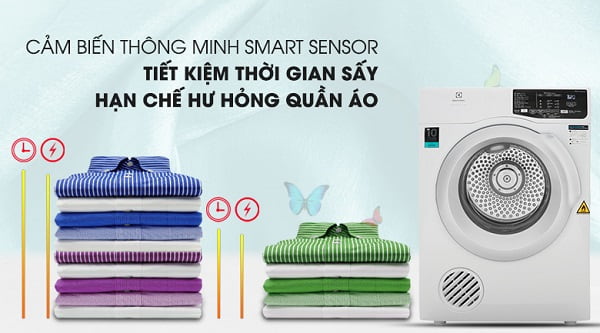 Tại sao máy sấy quần áo Electrolux không tốn nhiều điện?