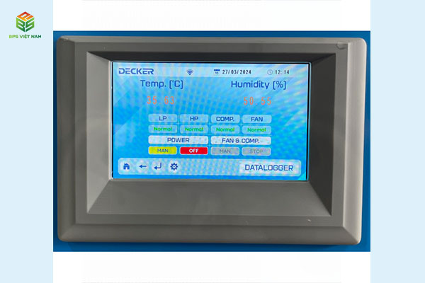 DID-168 trang bị bảng điều khiển cảm ứng HMI thông minh