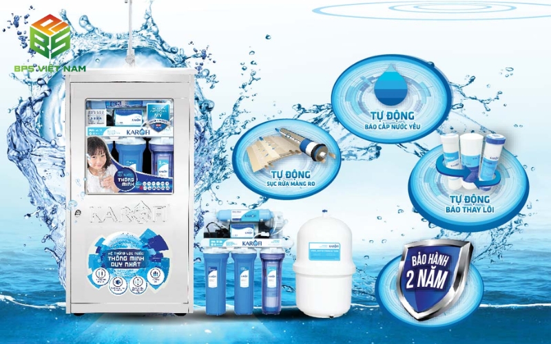 bảo hành máy lọc nước Karofi