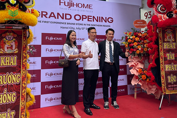 BPS Việt Nam Đồng Hành Cùng Fujihome Khai Trương Showroom Đầu Tiên Tại Hà Nội