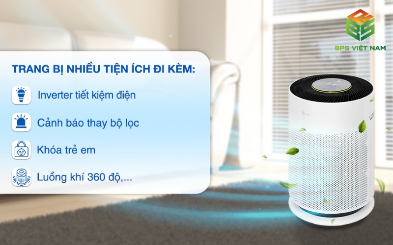 Máy lọc không khí số 1 LG Puricare 360 Hit AS60GHWG0 