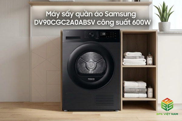 Máy sấy quần áo Samsung DV90CGC2A0ABSV công suất 600W