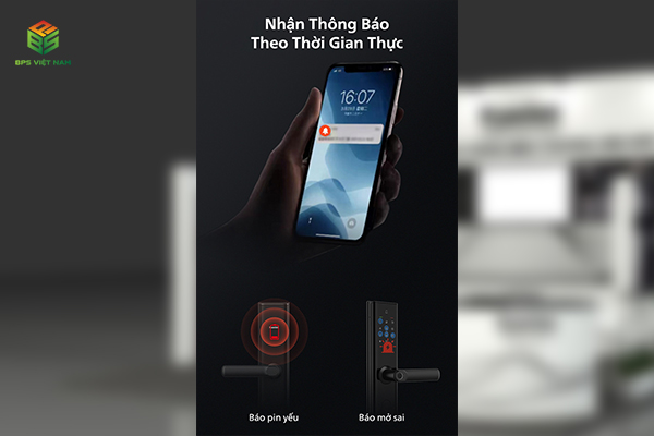 Kaadas M7-W gửi cánh bảo thông minh tới người dùng nhanh chóng khi có sự cố