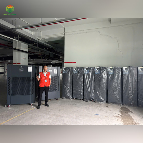 Dự án lắp đặt 09 máy hút ẩm công nghiệp Kosmen KM-480S tại KCN dệt máy Thái Bình